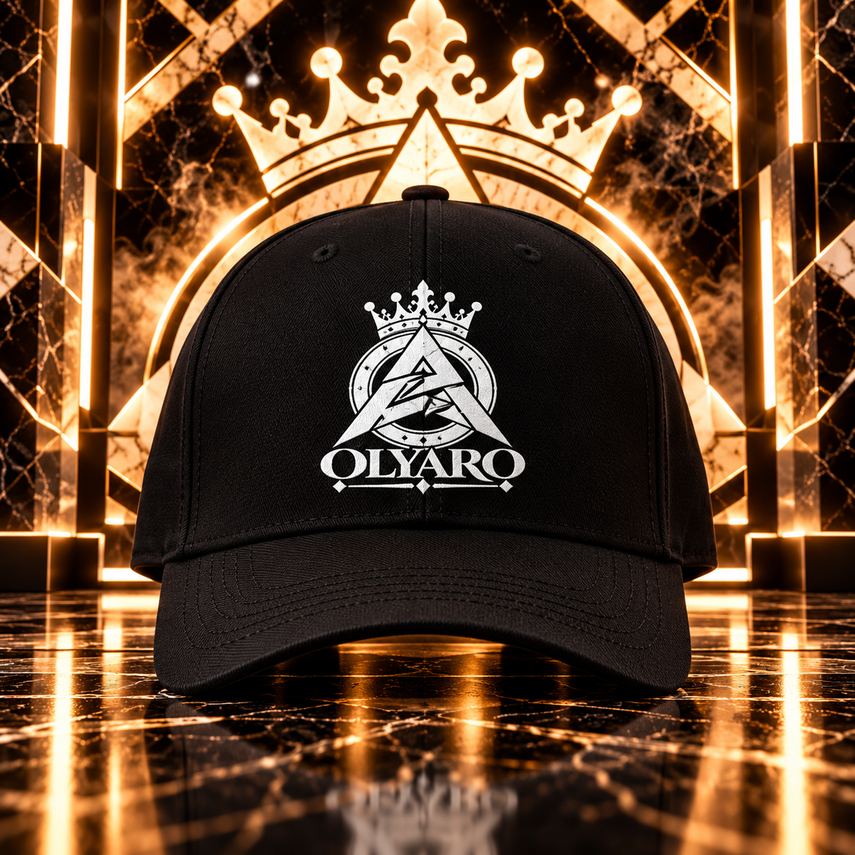 Casquette OLYARO Black Edition Classic King/White