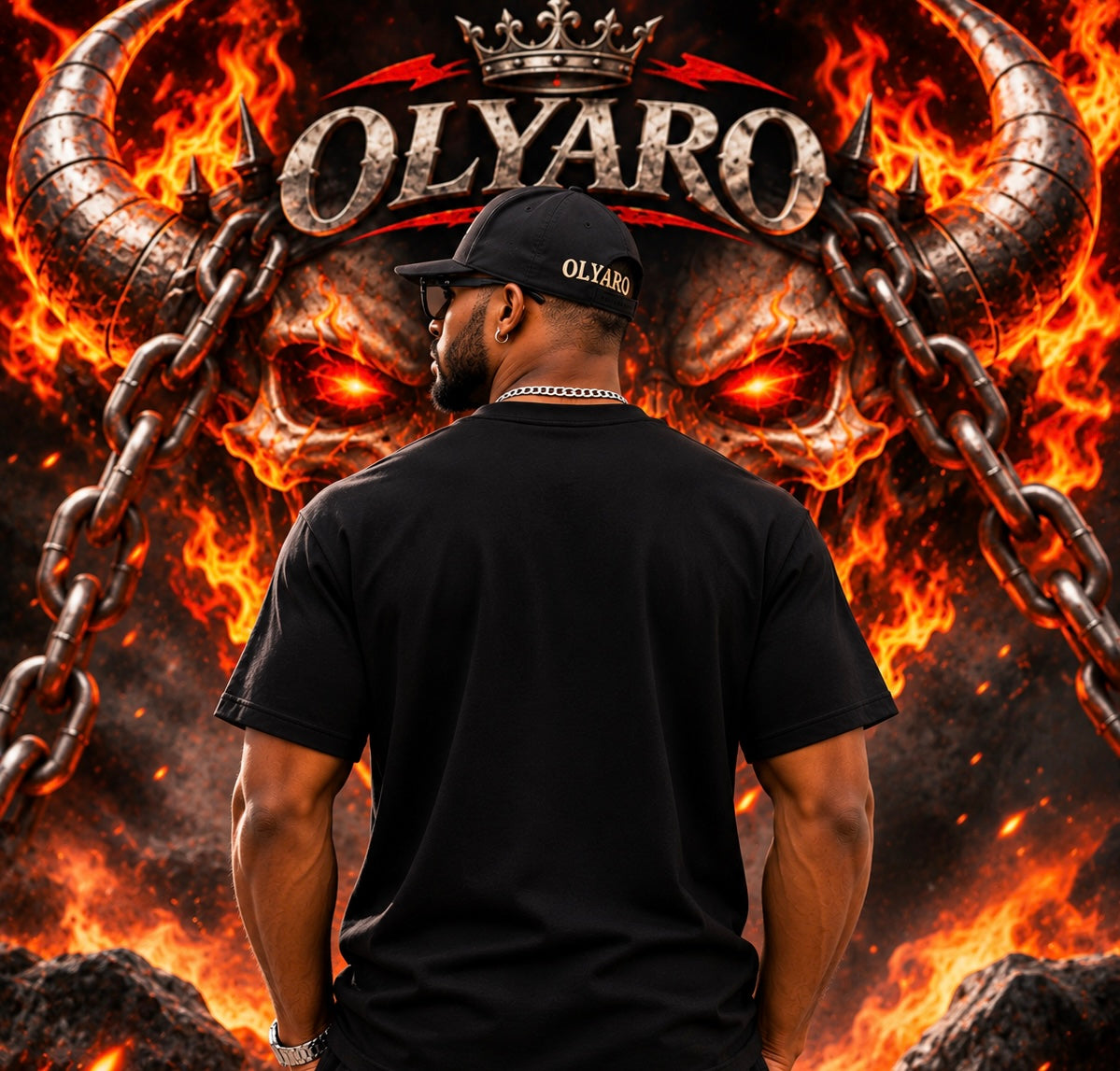 OLYARO -T-Shirt Black Edition Diablo
