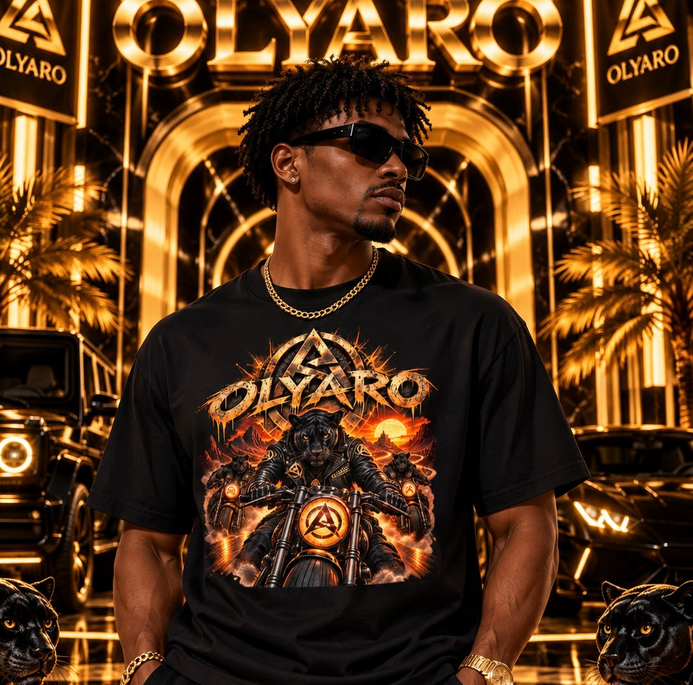 OLYARO -T-Shirt Black Edition Gang