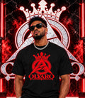 OLYARO -T-Shirt Black Edition Classic King Red