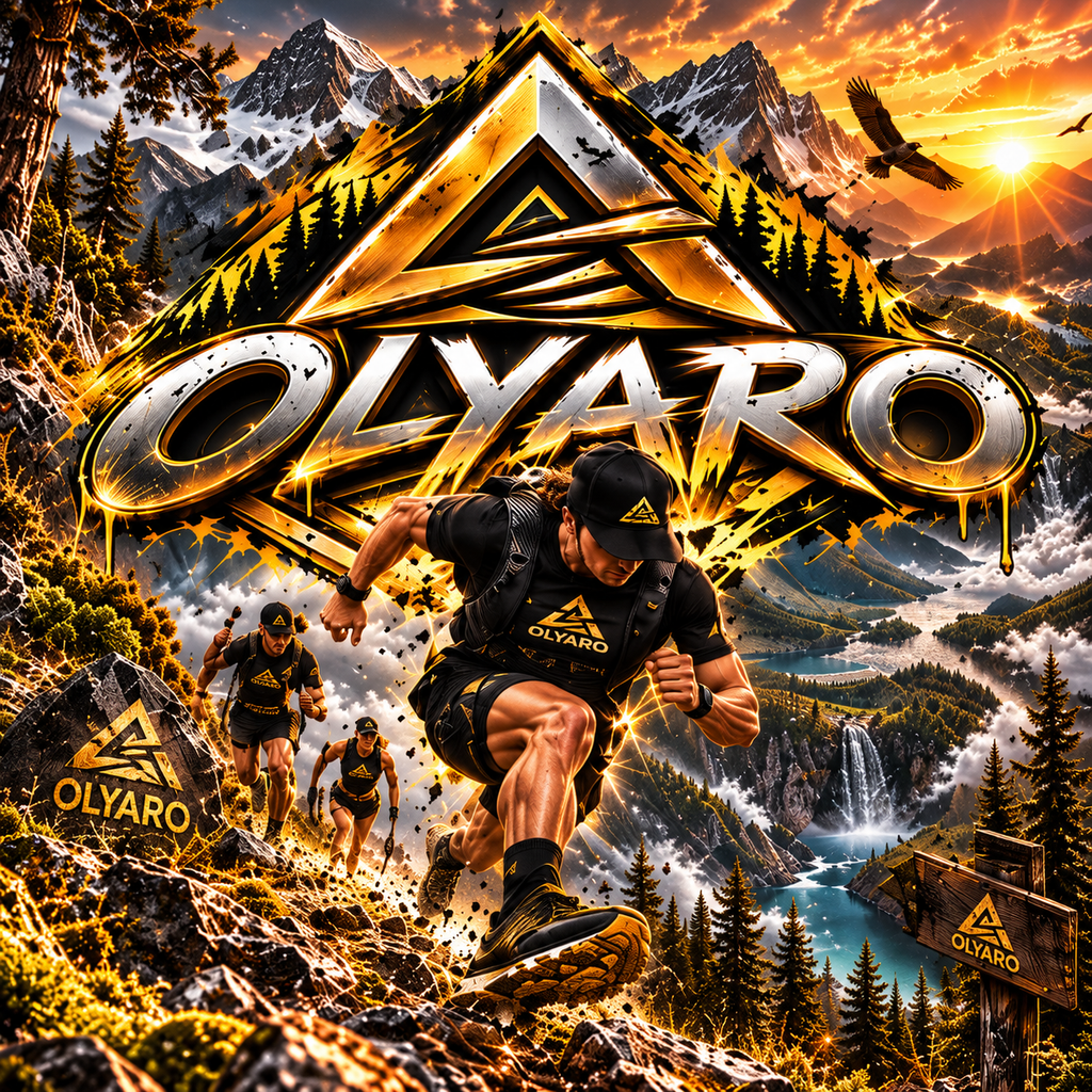 OLYARO -T-Shirt Black Edition Trail