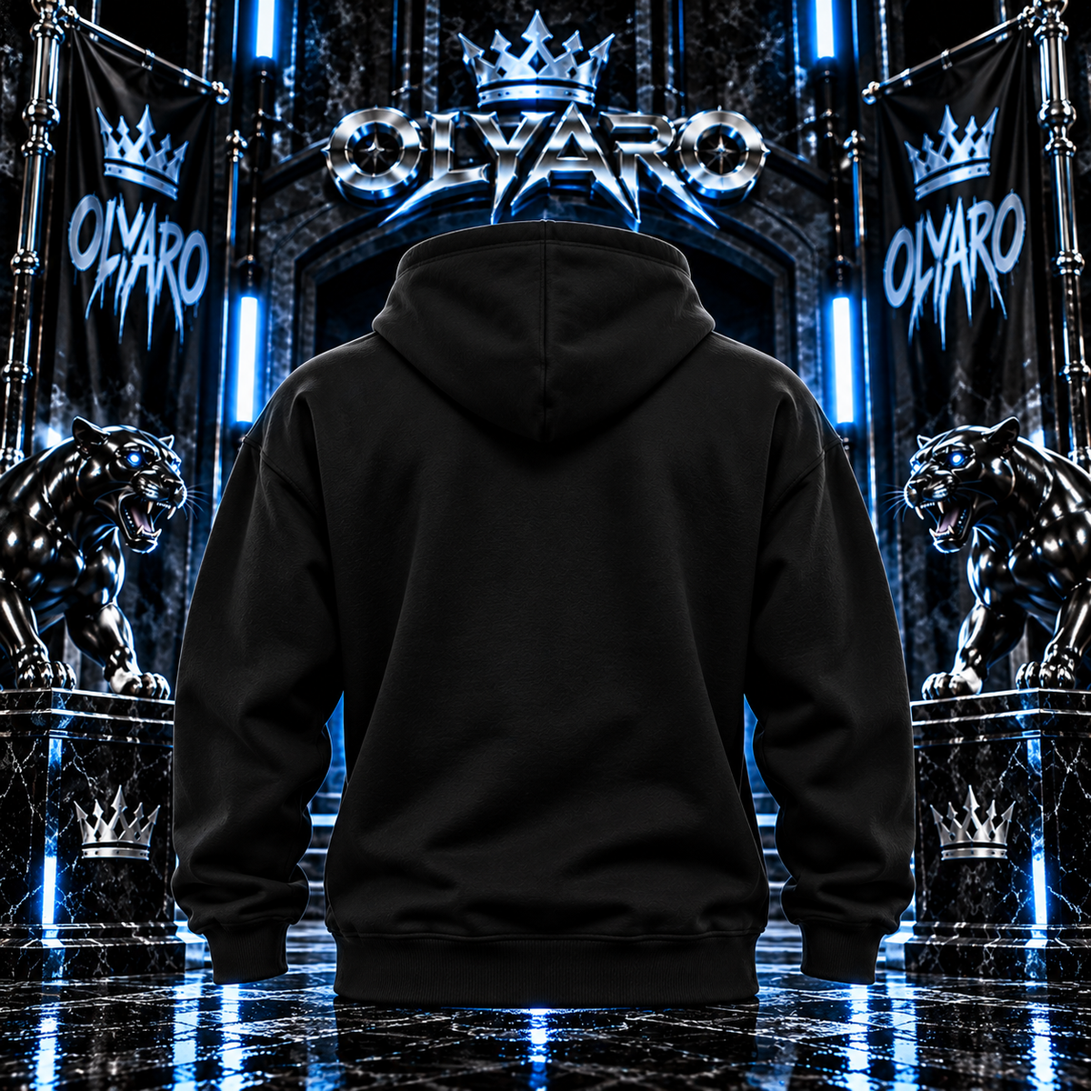 Sweatshirt  OLYARO Black Edition Classic/White