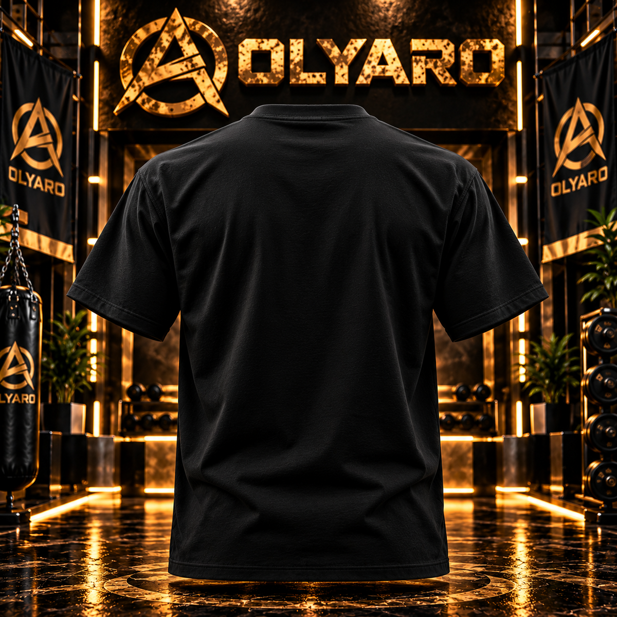 OLYARO -T-Shirt Black Edition Mma Vintage