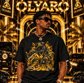 OLYARO -T-Shirt Black Edition Tags