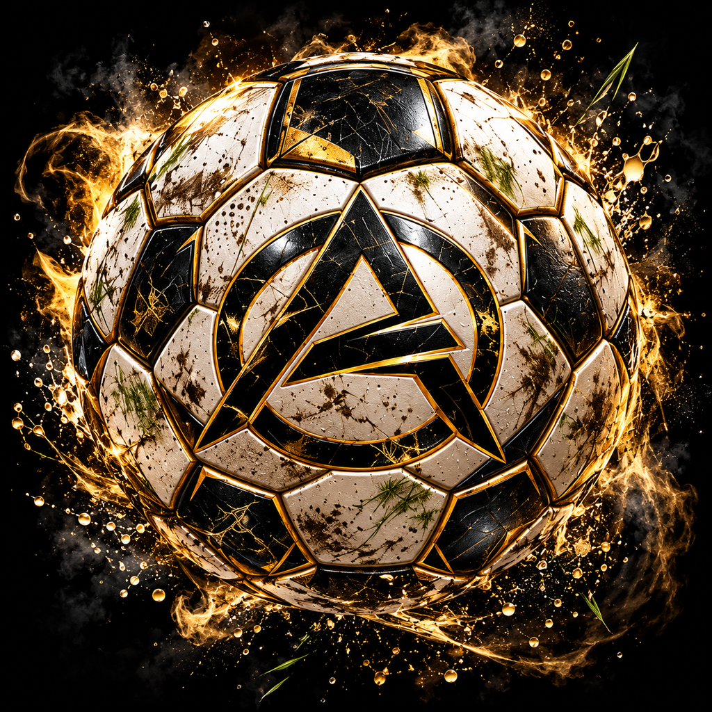 OLYARO -T-Shirt Black Edition Football
