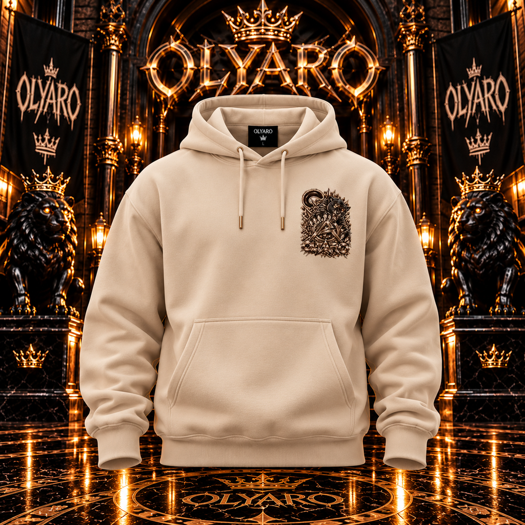Sweatshirt  OLYARO Beige Edition Classic Brown