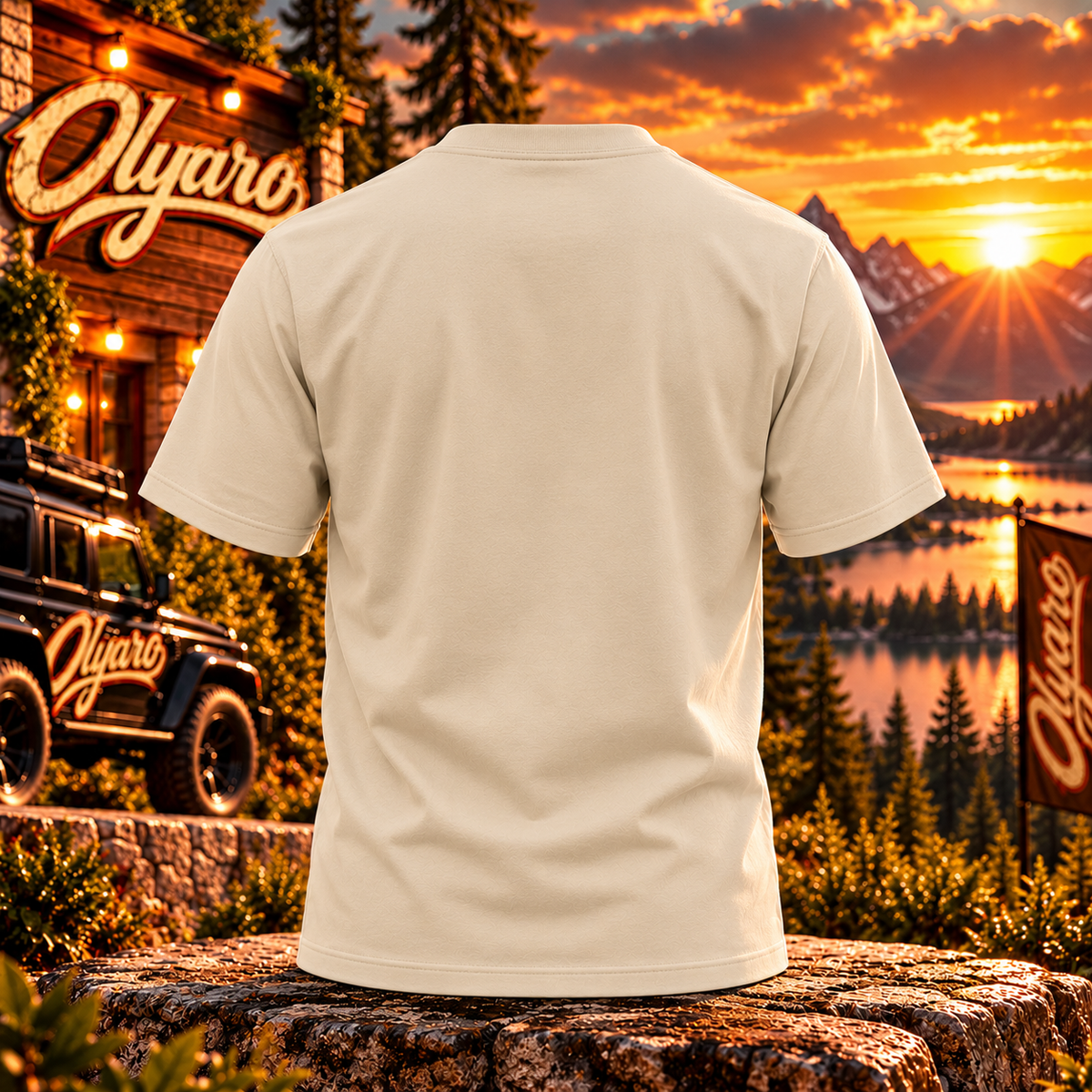 OLYARO -T-Shirt Beige  Edition Vintage