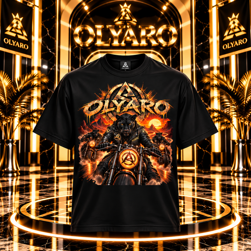 OLYARO -T-Shirt Black Edition Gang