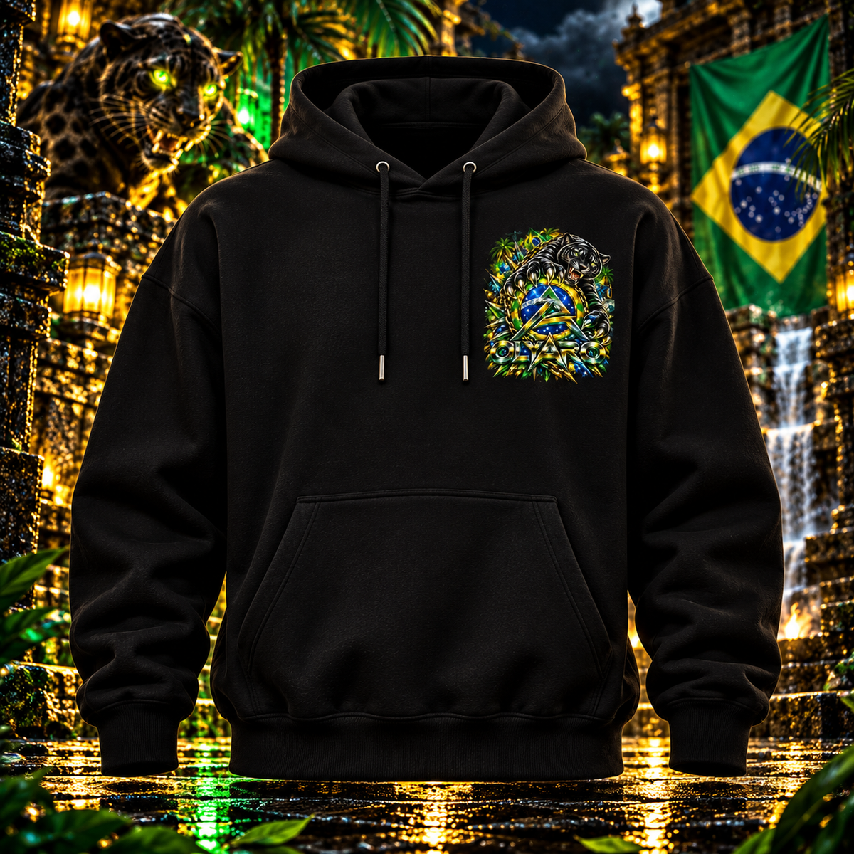Sweatshirt  OLYARO Black Edition Brésil
