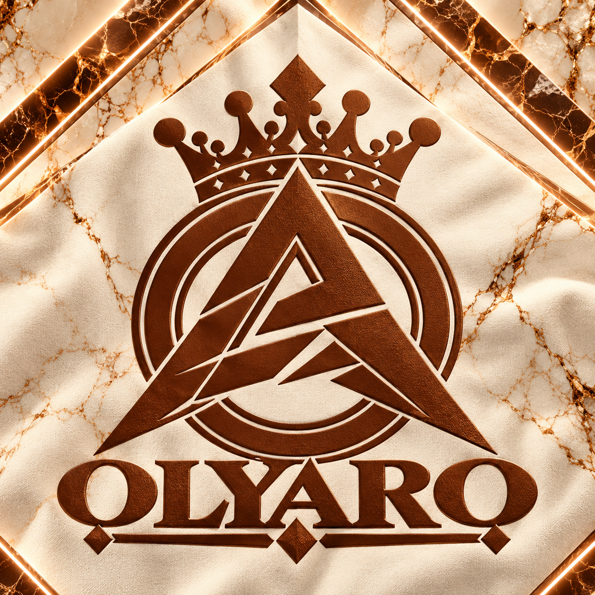 OLYARO -T-Shirt Beige Edition Classic King Brown
