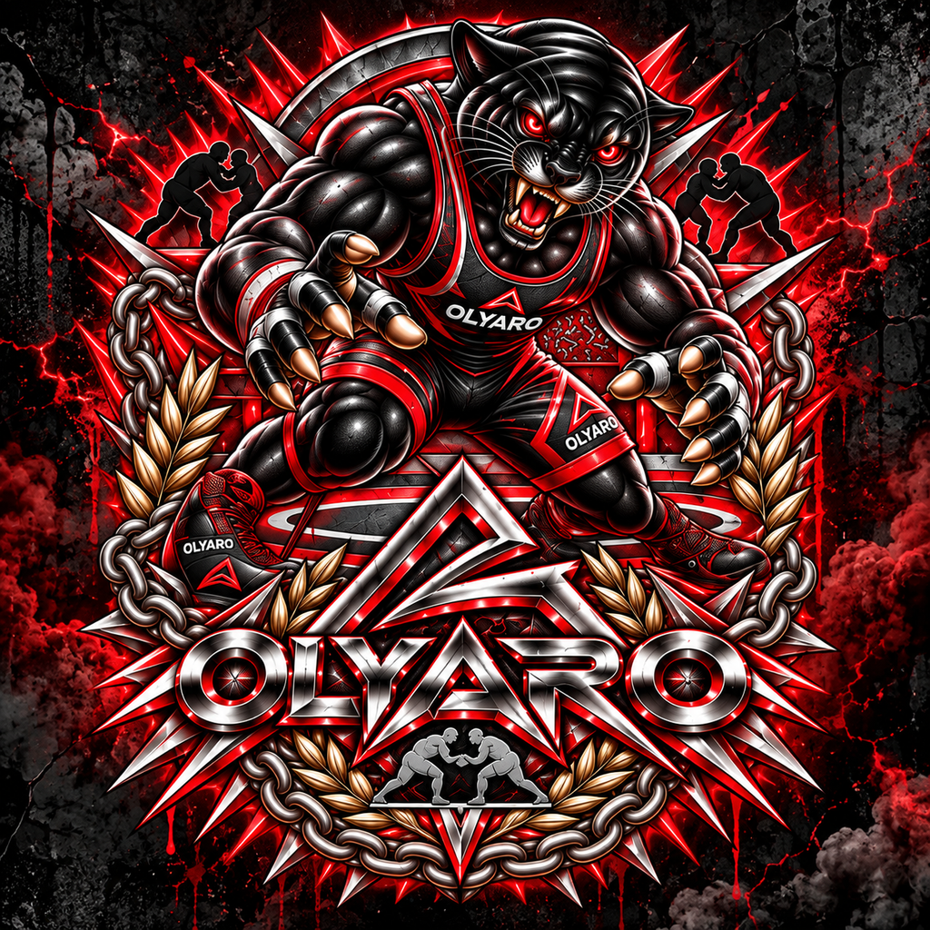 OLYARO -T-Shirt Black Edition Lutte