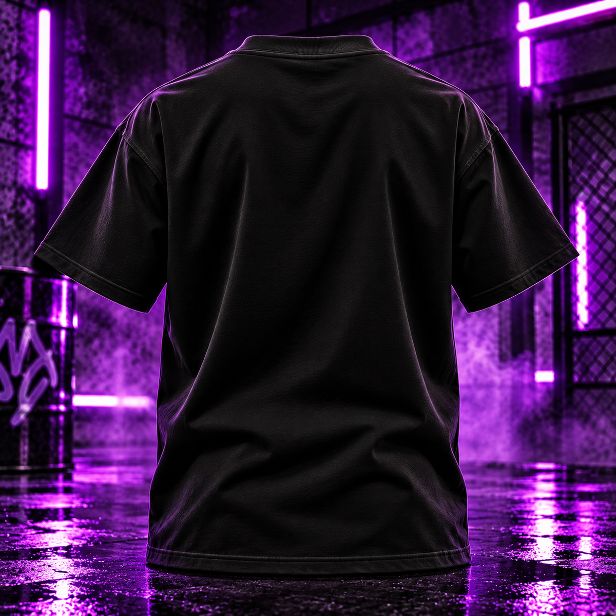 OLYARO T-shirt Black Edition Classic/Purple