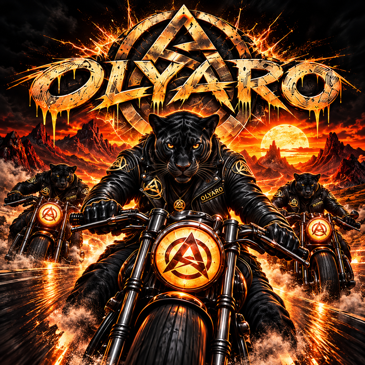 OLYARO -T-Shirt Black Edition Gang