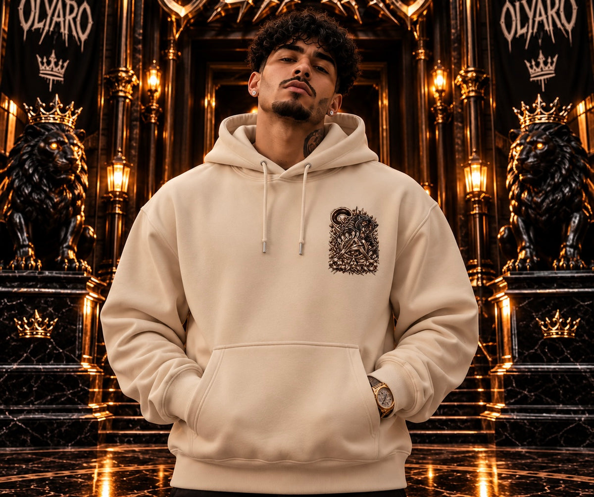 Sweatshirt  OLYARO Beige Edition Classic Brown