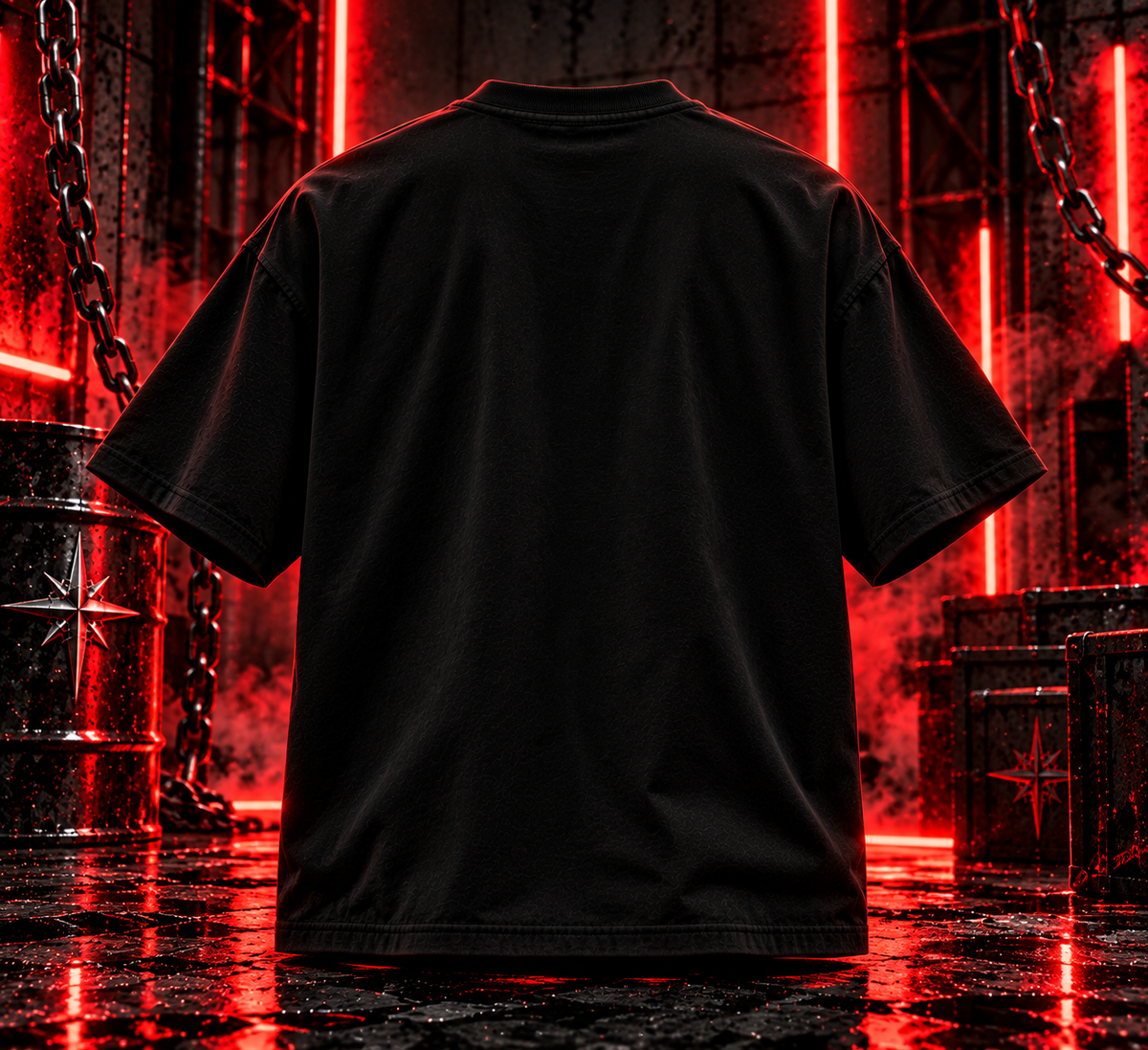 OLYARO -T-Shirt Black Edition Bikers