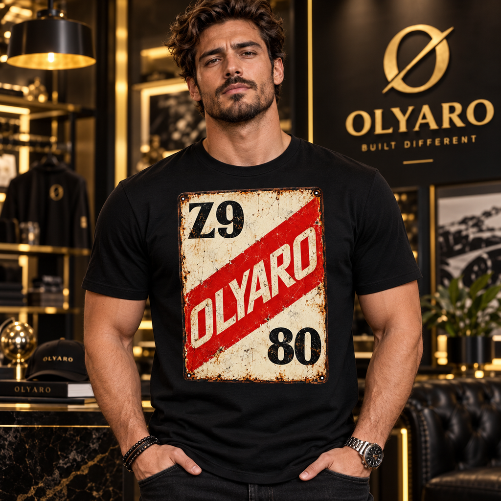 OLYARO -T-Shirt Black Edition Licence