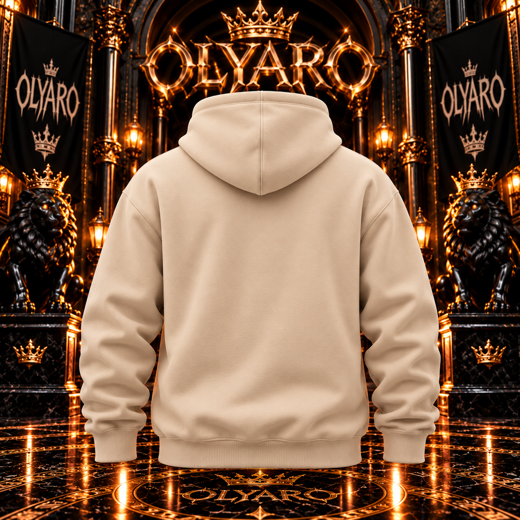Sweatshirt  OLYARO Beige Edition Classic Brown