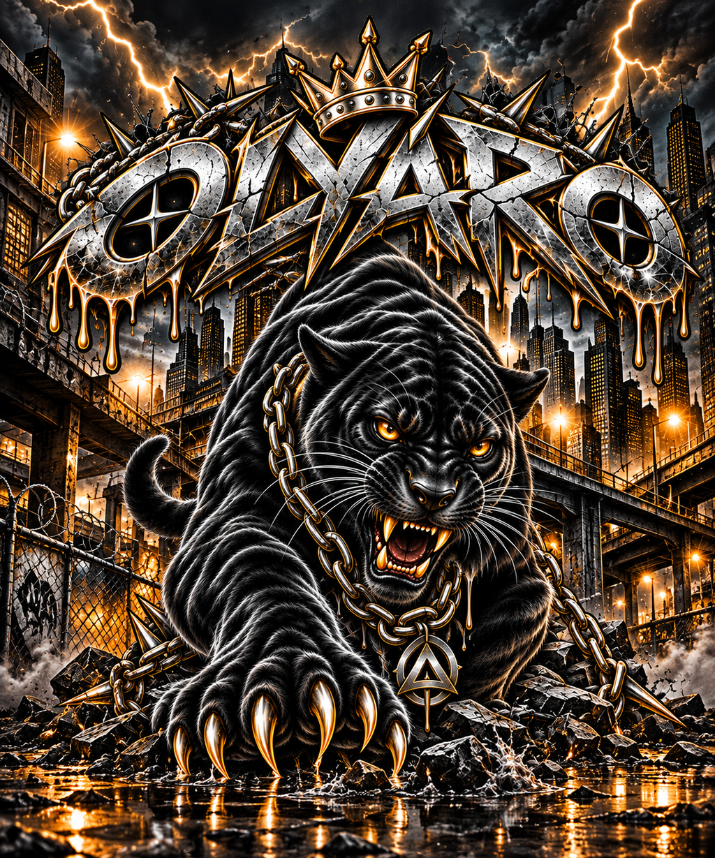 OLYARO -T-Shirt Black Edition Street