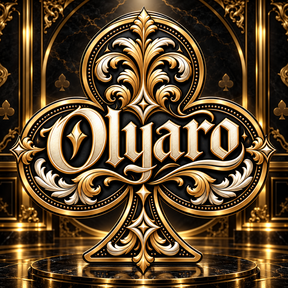 Sweatshirt OLYARO Black Edition Trèfle