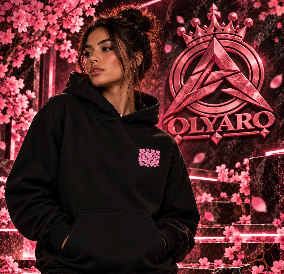 Sweatshirt  OLYARO Black Edition Bulles