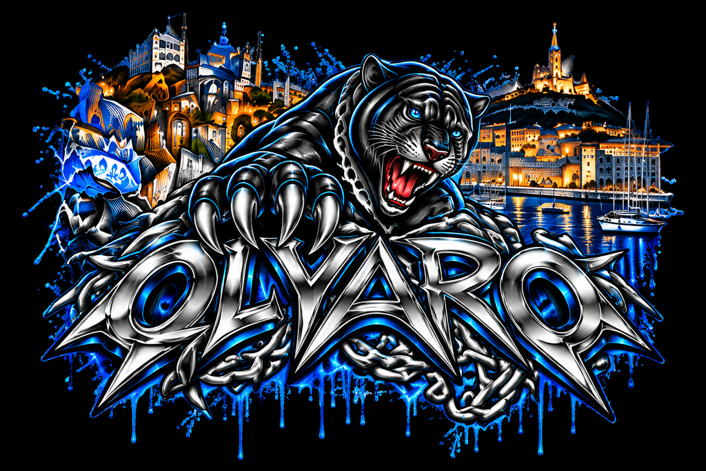 OLYARO -T-Shirt Black Edition Marseille