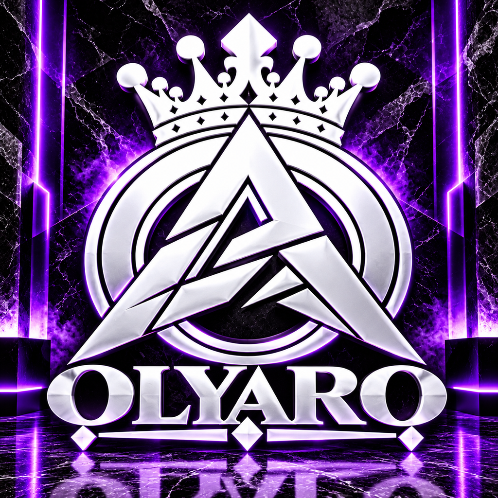 OLYARO -T-Shirt Black Edition Classic King White/Small