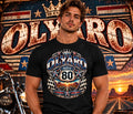 OLYARO -T-Shirt Black Edition Route 80