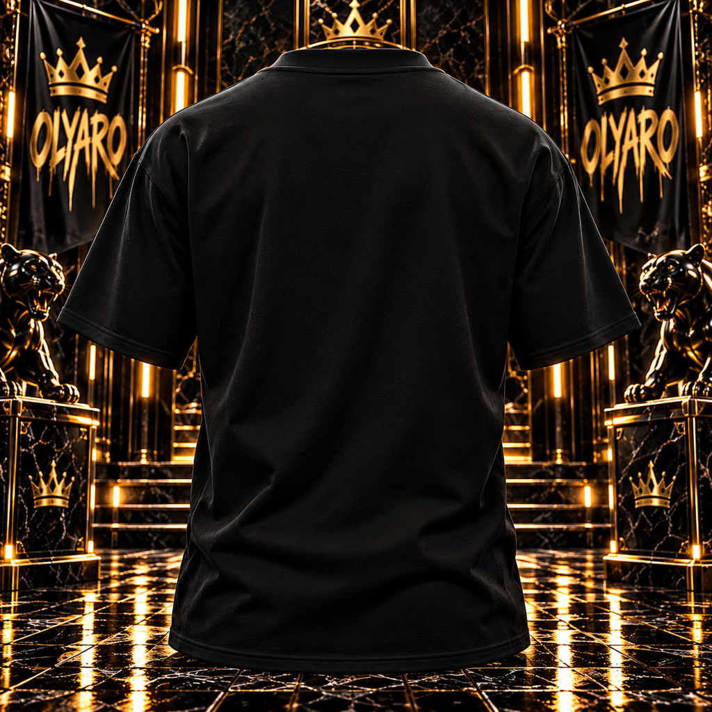 OLYARO -T-Shirt Black Edition Aviation