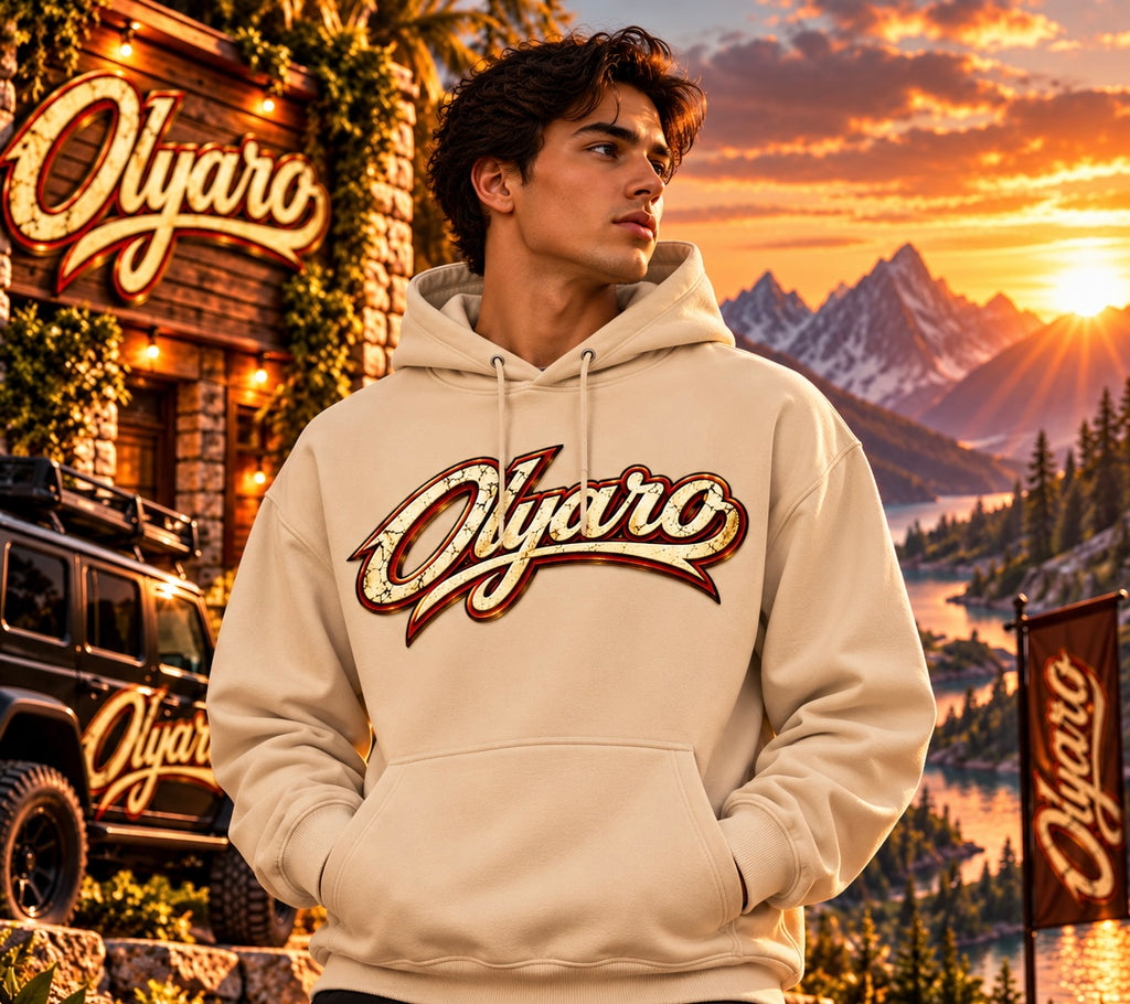 Sweatshirt  OLYARO Beige Edition Vintage