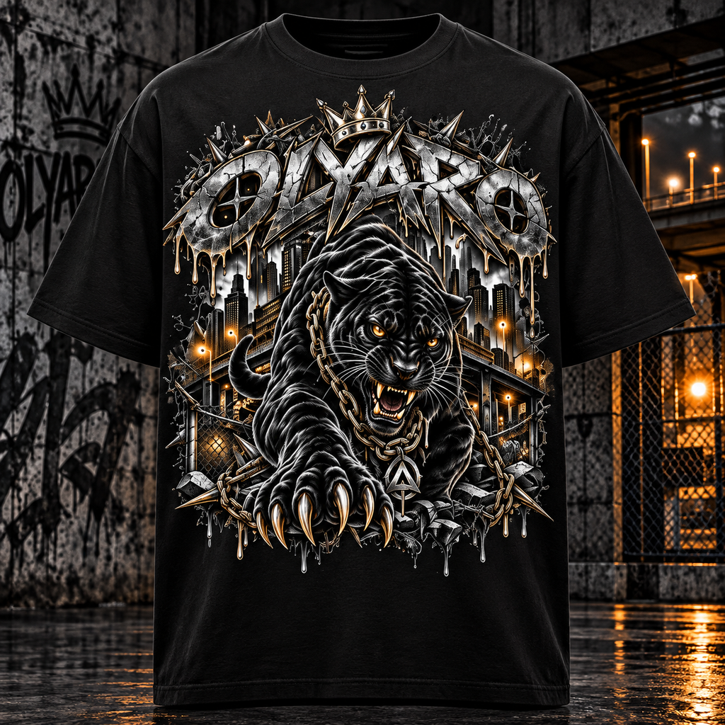 OLYARO -T-Shirt Black Edition Street