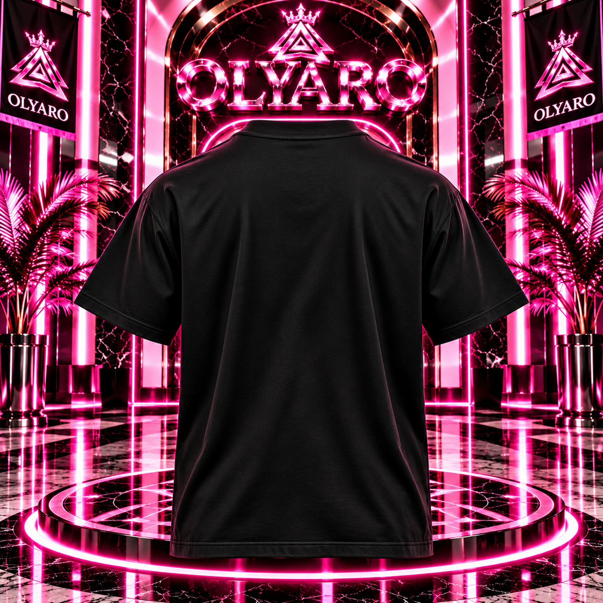 OLYARO -T-Shirt Black Edition Princesse