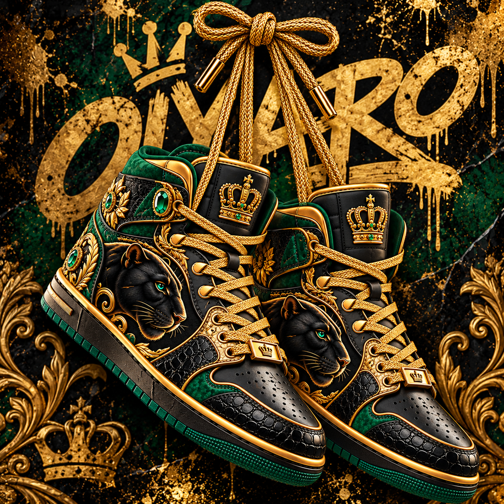 OLYARO -T-Shirt Black Edition Sneakers 2