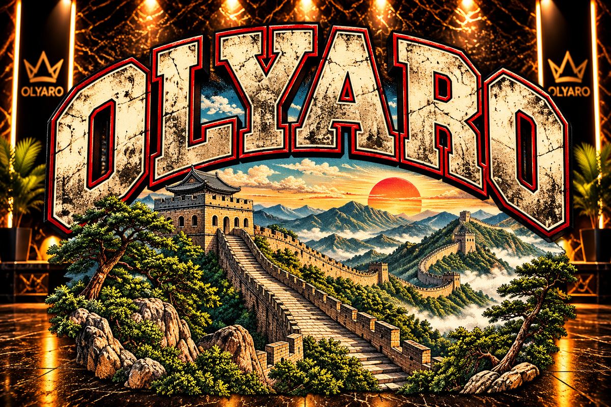 OLYARO -T-Shirt Black Edition Muraille
