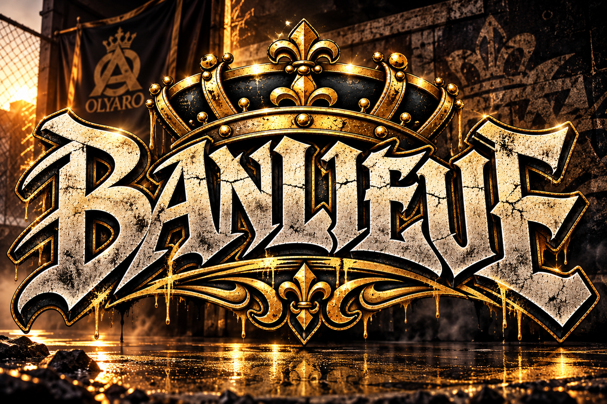 OLYARO -T-Shirt Black Edition Banlieue