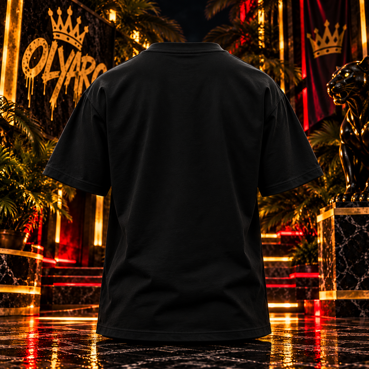 OLYARO -T-Shirt Black Edition Brésil