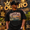 OLYARO -T-Shirt Black Edition Queens
