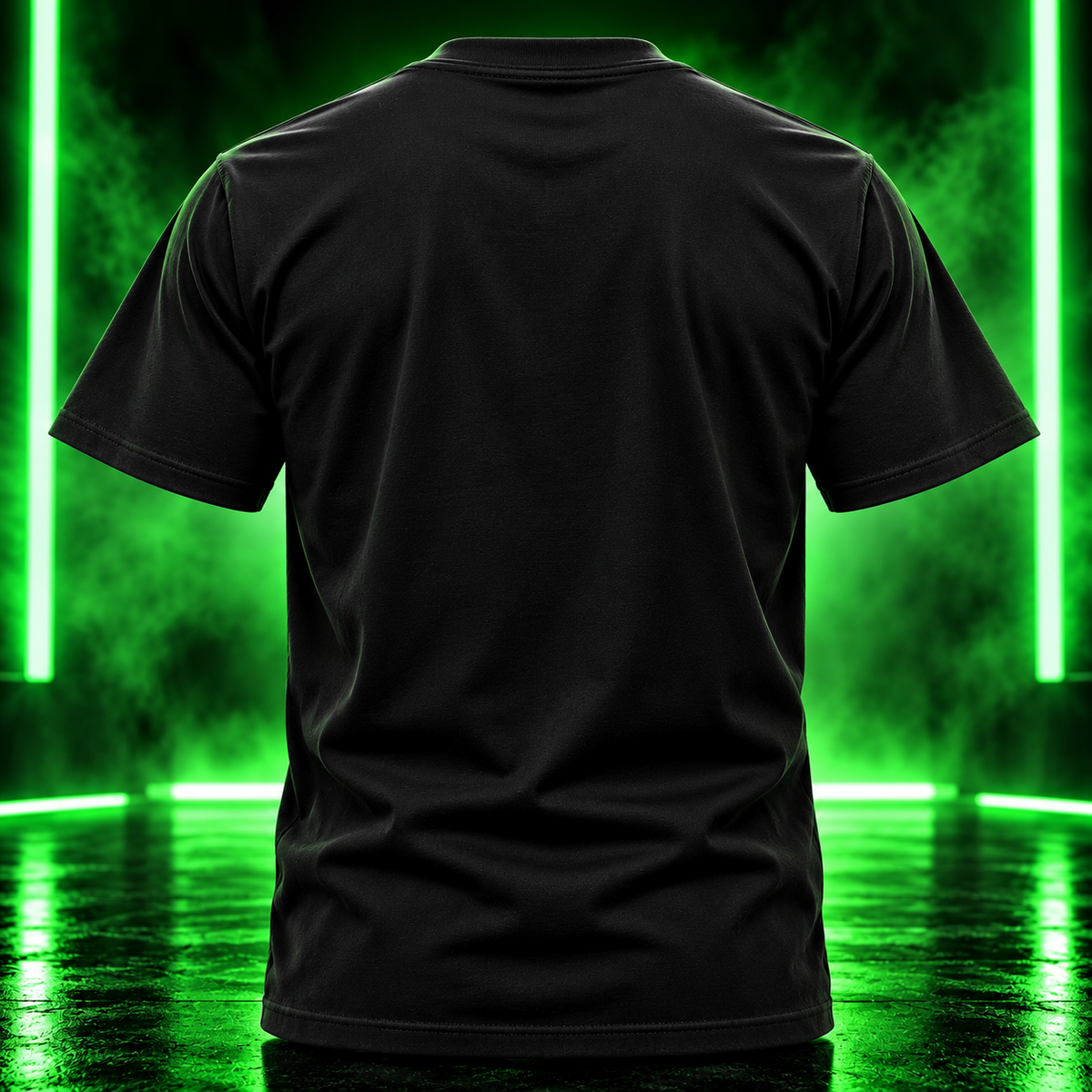 OLYARO -T-Shirt Black Edition Cadre/Green