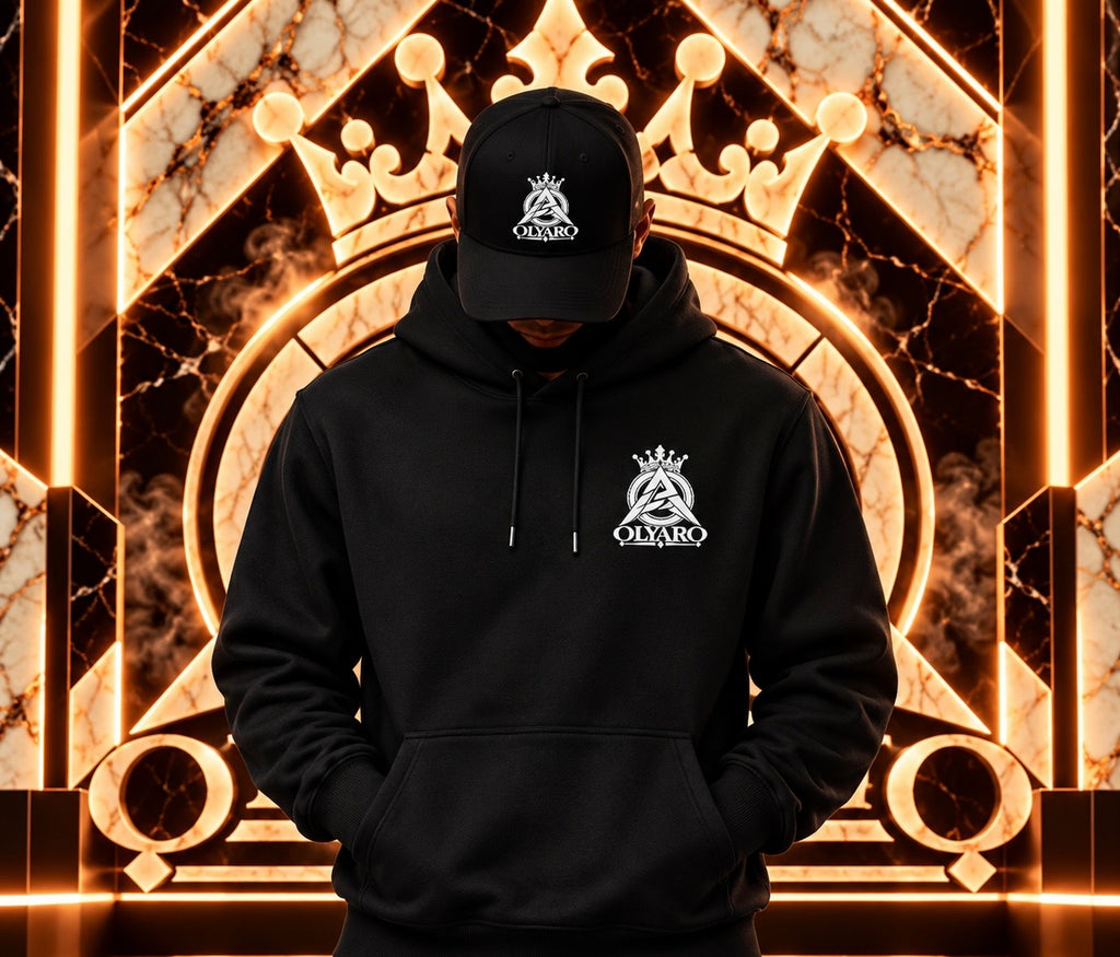 Sweatshirt  OLYARO Black Edition Classic King White
