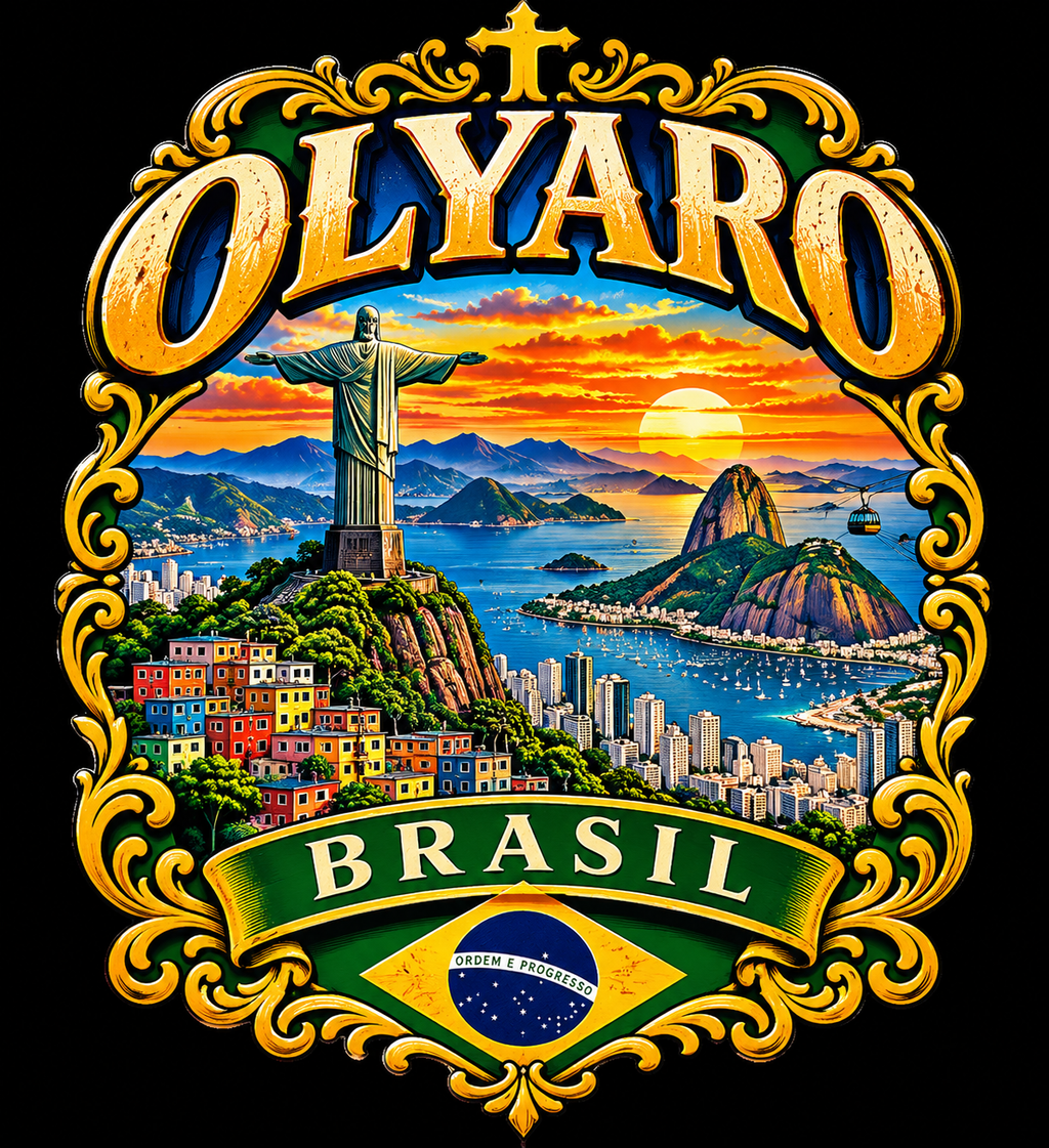 OLYARO -T-Shirt Black Edition Brasil
