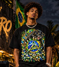 OLYARO -T-Shirt Black Edition Brésil