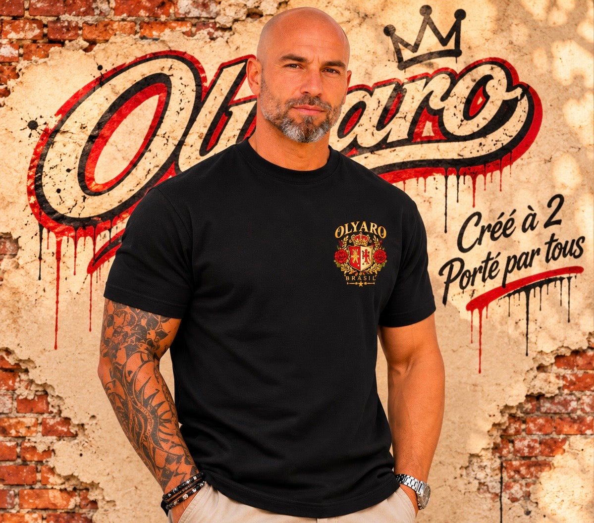 OLYARO -T-Shirt Black Edition Espana