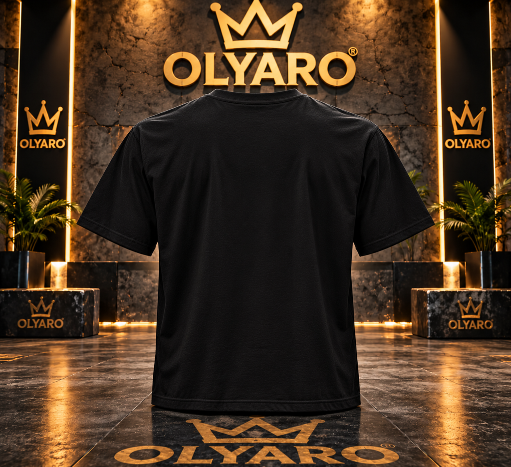 OLYARO -T-Shirt Black Edition Statue