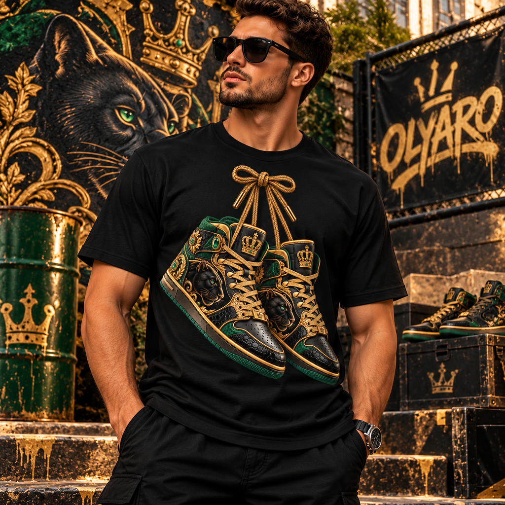 OLYARO -T-Shirt Black Edition Sneakers 2