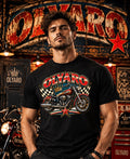 OLYARO -T-Shirt Black Edition Vintage Bike