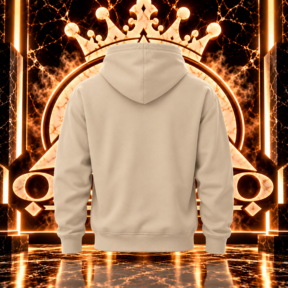 Sweatshirt  OLYARO Beige Edition classic King/Brown