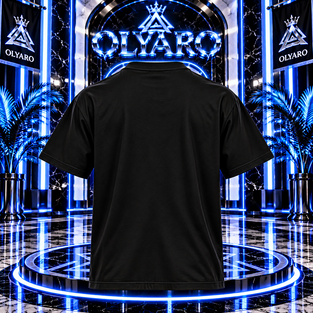 OLYARO -T-Shirt Black Edition Prince