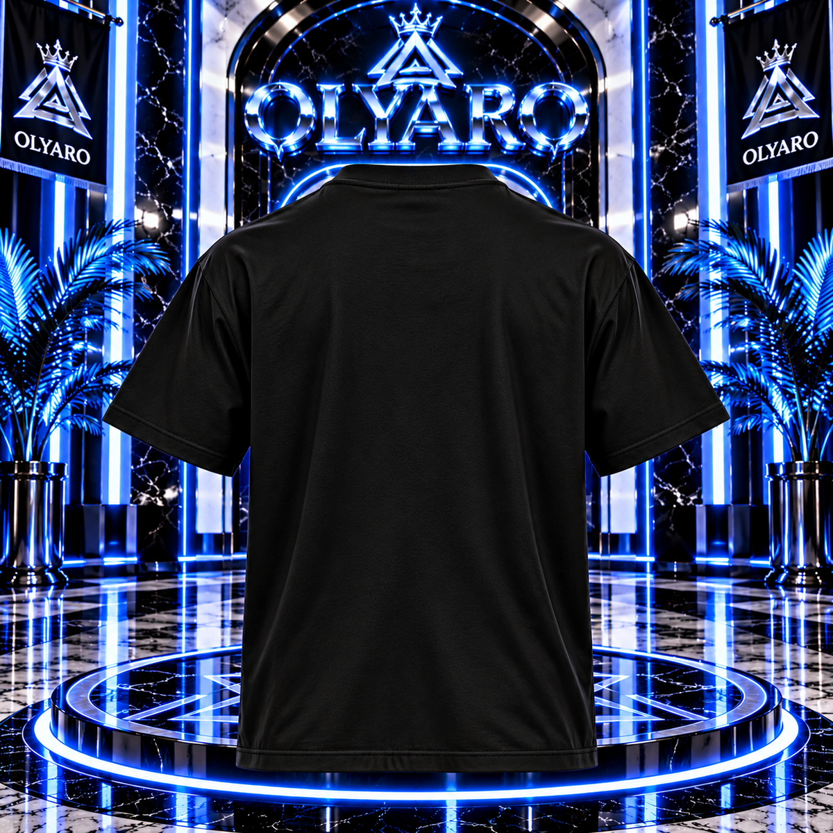 OLYARO -T-Shirt Black Edition Prince