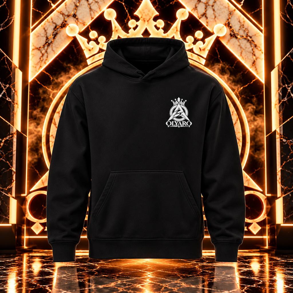 Sweatshirt  OLYARO Black Edition Classic King White