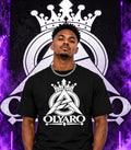 OLYARO -T-Shirt Black Edition Classic King white
