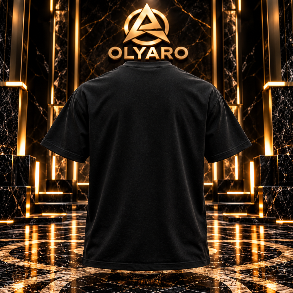 OLYARO -T-Shirt Black Edition Ping Pong